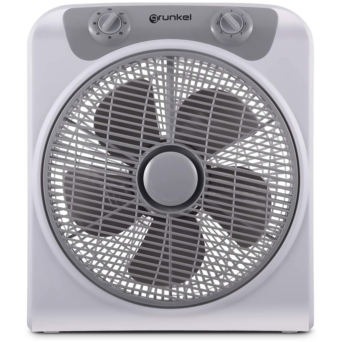 Ventilatore da Terra Grunkel BOX FAN Grigio 50 W