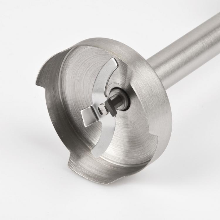 Girmi Mixer Immersione Acciaio Con Ciotola Mx38 4 Lame Frullatore Minipimer 800W